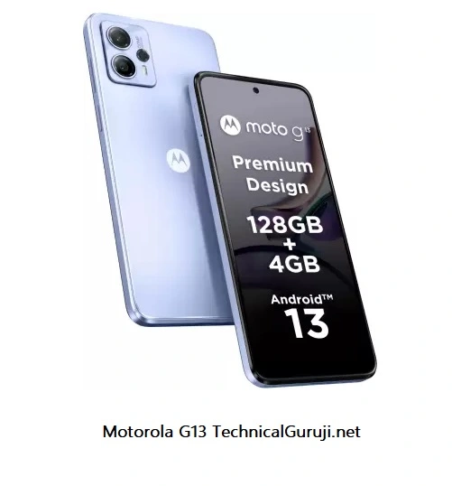 Motorola G13 Top 10 best smartphones Under 10000